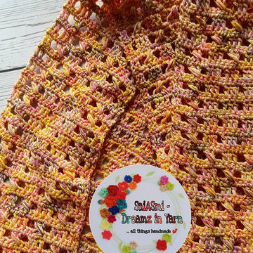 Trellis Infinity Skinny Scarf