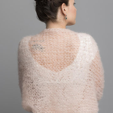Bridal mohair knit sweater SKY