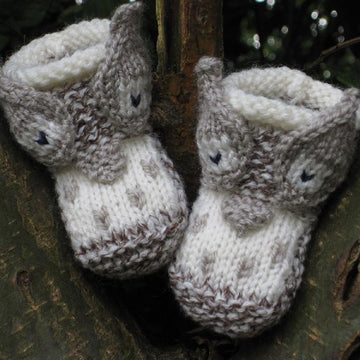Owl Baby Hat and Booties