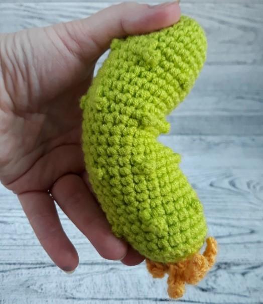 Crochet Cucumber Pattern: Montessori Baby Toy (PDF Pattern)