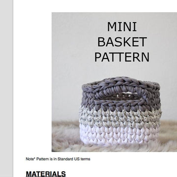 Easy Ombre Rectangle Basket