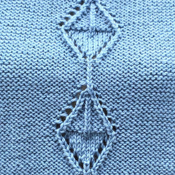 Diamond Eyelet Sweater