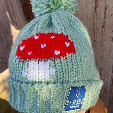 Mushroomknit beanie