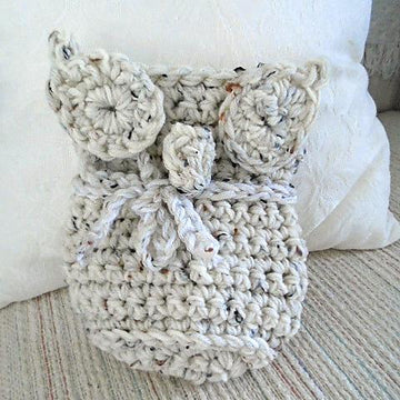 897-crochet stuffed owl toy or pillow