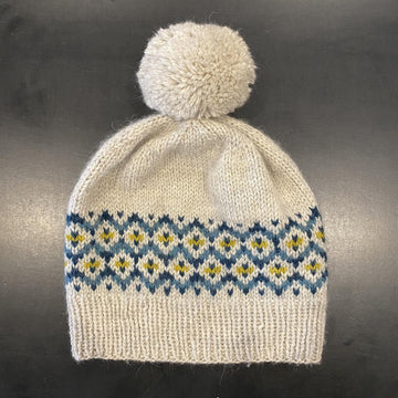 My First Fair Isle Hat Knitting Pattern