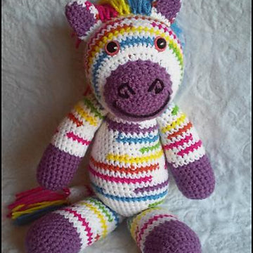 Riley the Rainbow Zebra