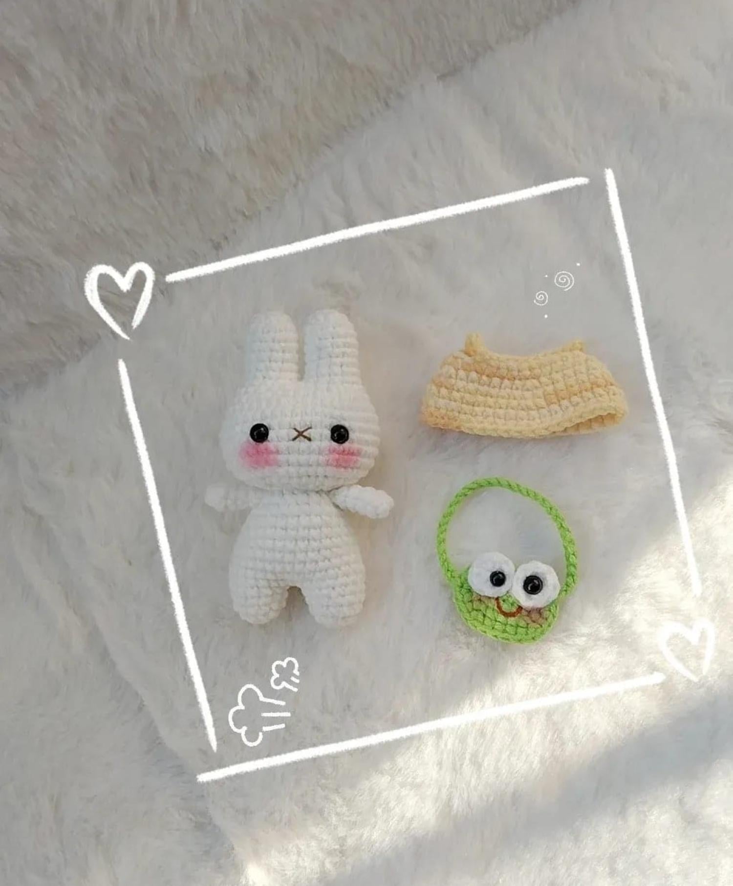 Mini Bunny with Frog Crossbody Bag