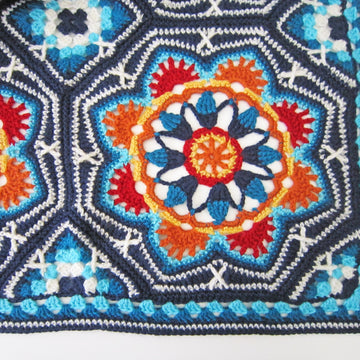 Persian Tiles Blanket in Stylecraft Life DK - Paperback