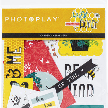 Photoplay Paper Wild Honey Ephemera Cardstock Die-Cuts - 628244