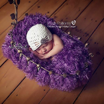 Crochet Fancy Baby Beanie Crochet Pattern PDF 240