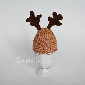 Reindeer Egg Cosy Crochet Pattern