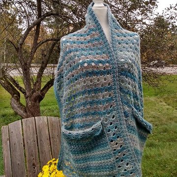 Rainbow Dreams Shawl Pocket
