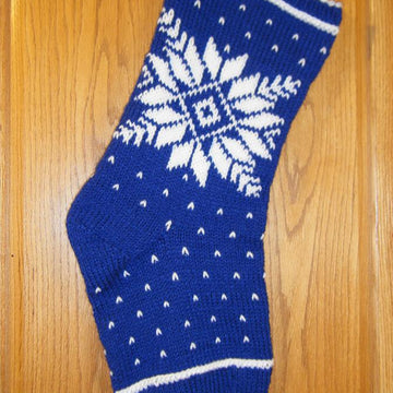 Norwegian Snowflake Stocking