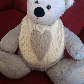 Plain and patterned baby bibs