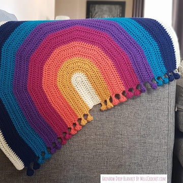 Rainbow Drop Blanket