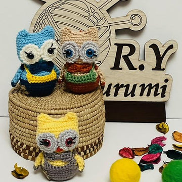 Amigurumi magical owl