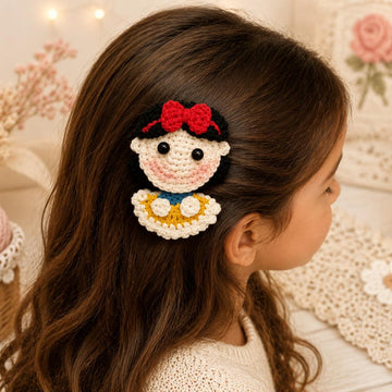Crochet Doll Hair Clip Pattern PDF + Video Tutorial