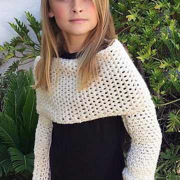 Sleeved Shrug Scarf - Sashland Shrug