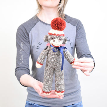 Spunky The Little Sock Monkey Amigurumi