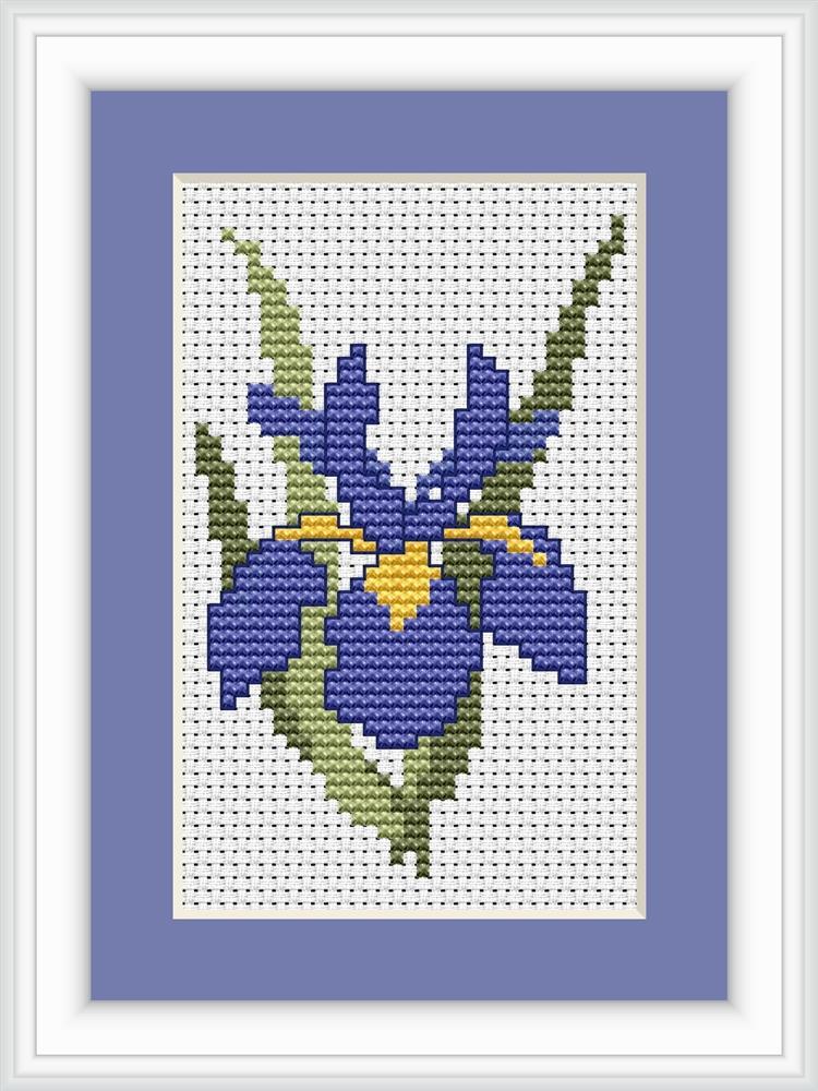 Luca-S Floral Mini Cross Stitch Kit