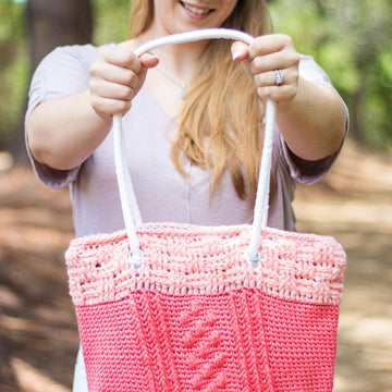 Bobble Basketweave Bag