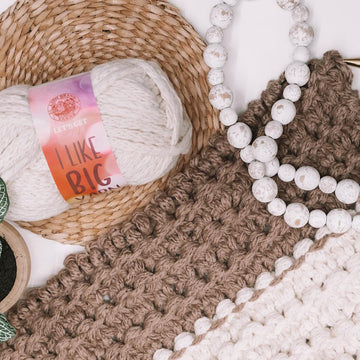 Stockinette Ridge Stitch Chunky Blanket