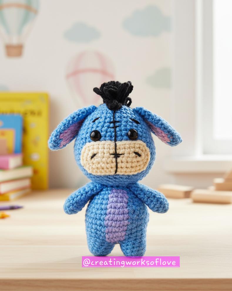 Mini Donkey Amigurumi