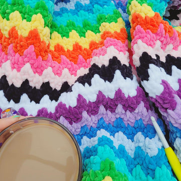 Rainbow Cuddle Blanket