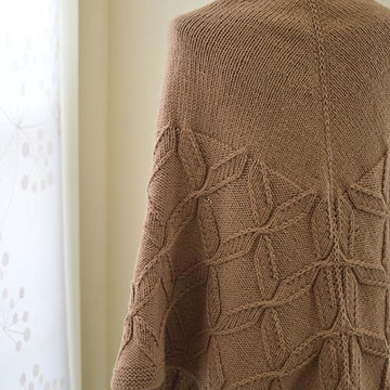 #279 Twisted Lattice Shawl