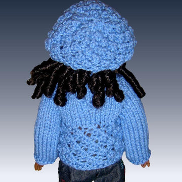 Doll Sweater and Slouchy Hat. Fits American Girl, 18 inch. Gotz, PDF, AG, 043