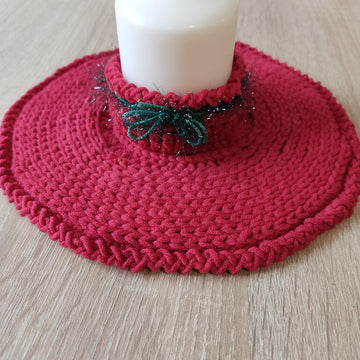 Candle Holder + Wreath