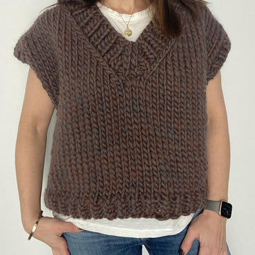 V Neck Oversized Vest