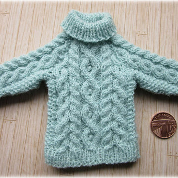 1:6th scale Aran sweater 2