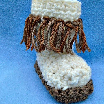 907 - Fringed Baby Boots