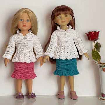 White Petals Doll Set