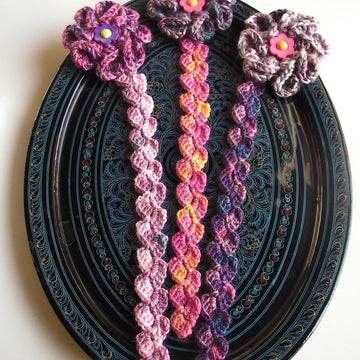 Flower Power Bookmark, Headband or Bracelet
