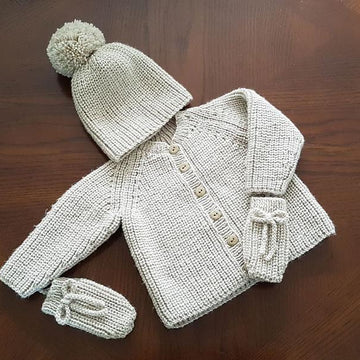 Baby Bunting Jacket, Hat, Bonnet & Mitts
