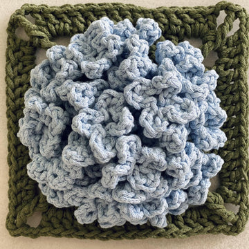 Hydrangea Flower Granny Square