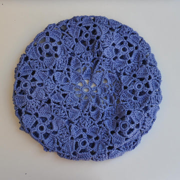 Crochet summer beret