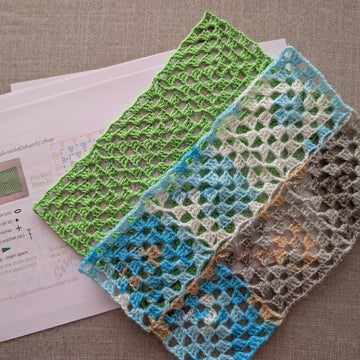 Seamless Granny Square Crochet Motif #106
