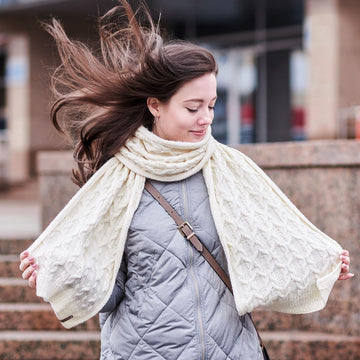 Carl & Clara Scarf - knitting pattern