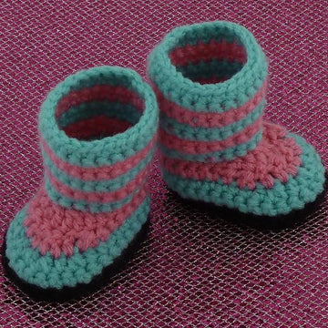 Kaleidoscope Striped Boots 18" American Girl Doll