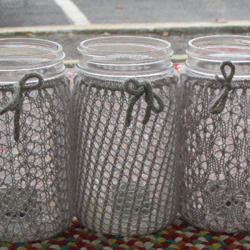 Lace Votive Cozies
