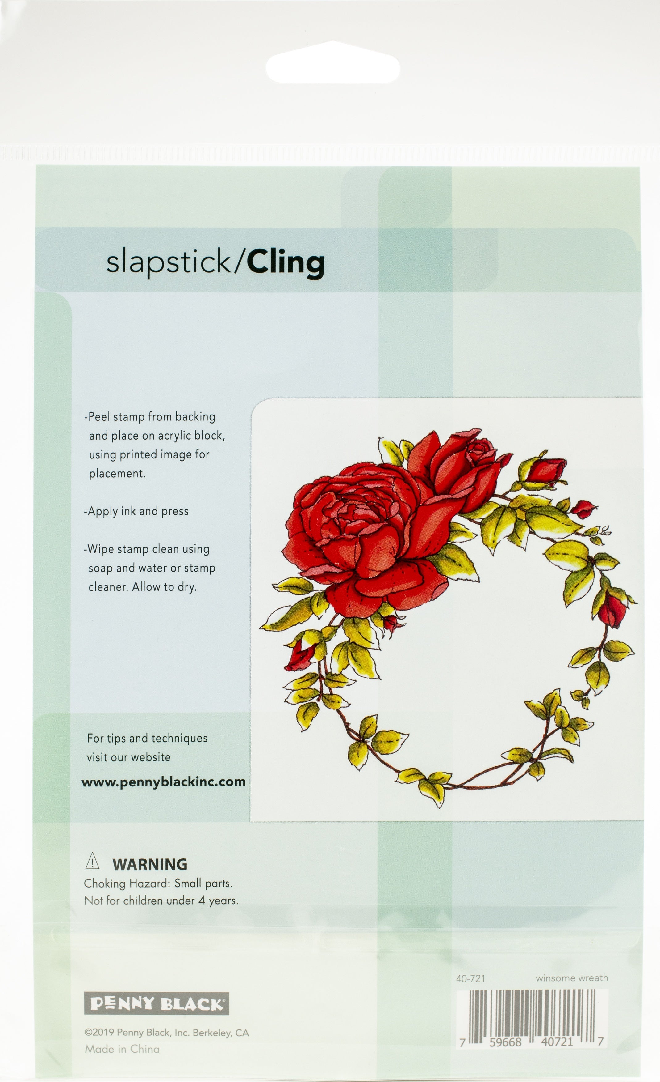 Penny Black Cling Stamps - Windsome Wreath