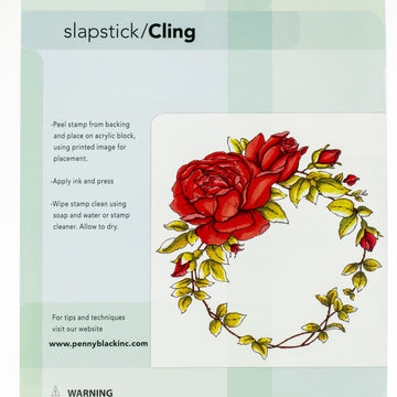 Penny Black Cling Stamps - Windsome Wreath