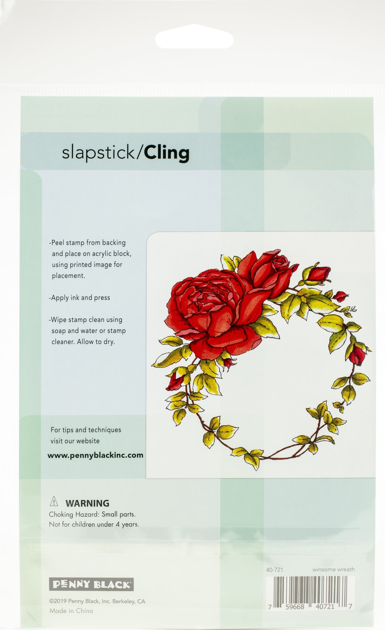 Penny Black Cling Stamps - Windsome Wreath