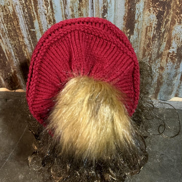 River Oaks Beanie -- a loom knit pattern