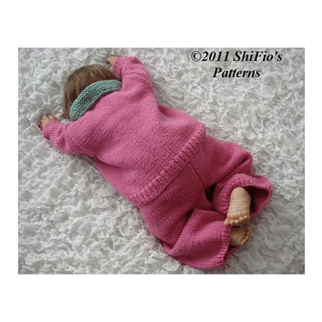 Collared Cardigan Knitting Pattern #185