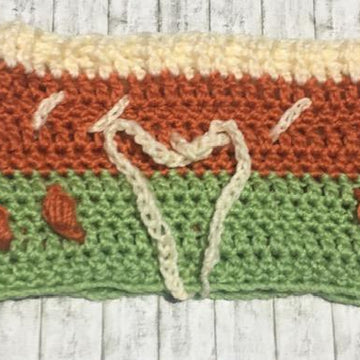 Colorful Chunky Bobble Cowl