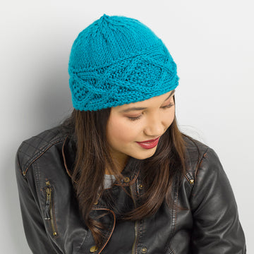 Speed Skater Hat in Valley Yarns Valley Superwash Bulky - 890 - Downloadable PDF